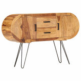 Sideboard 118x28x75 cm Solid Acacia Wood