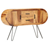 Sideboard 118x28x75 cm Solid Acacia Wood