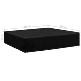 Garden Furniture Cover 12 Eyelets 250x250x70 cm - 45-Degree Angle