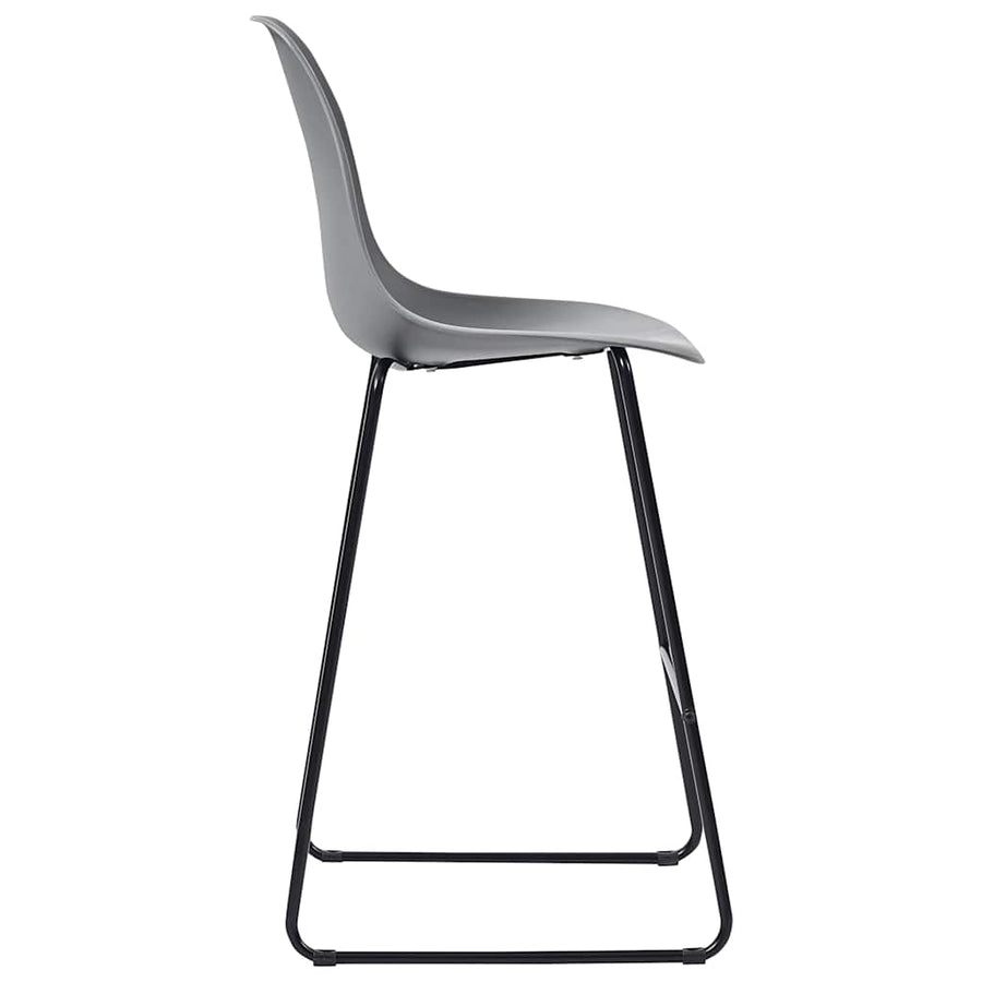 3 Piece Bar Set Plastic Grey
