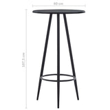 3 Piece Bar Set Plastic Red