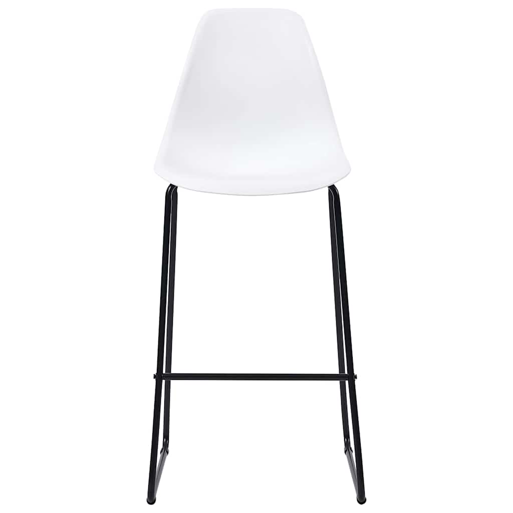 3 Piece Bar Set Plastic White