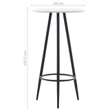 3 Piece Bar Set Plastic Blue