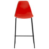 3 Piece Bar Set Plastic Red - Close-Up Angle