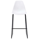 3 Piece Bar Set Plastic White