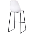 3 Piece Bar Set Plastic White