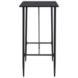 5 Piece Bar Set Plastic Grey