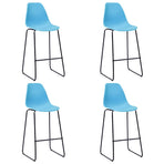 5 Piece Bar Set Plastic Blue