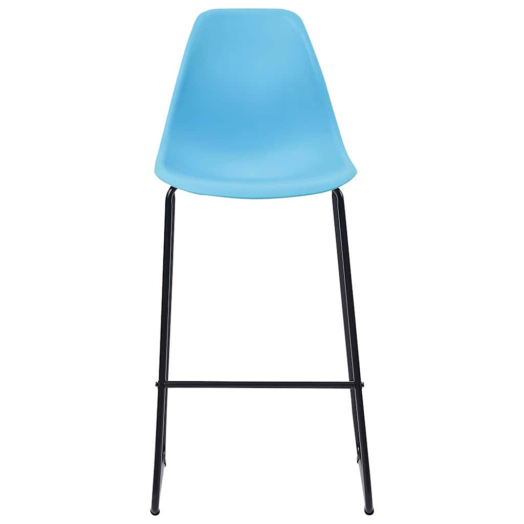 5 Piece Bar Set Plastic Blue