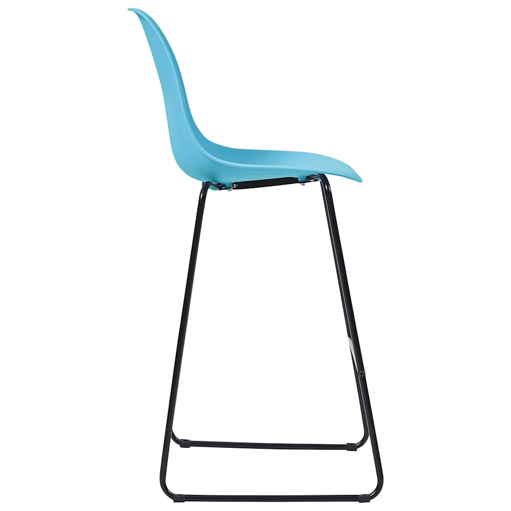 5 Piece Bar Set Plastic Blue