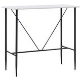 5 Piece Bar Set Plastic White