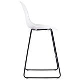 5 Piece Bar Set Plastic White - Extra Image