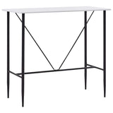 5 Piece Bar Set Plastic Black
