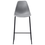 5 Piece Bar Set Plastic Grey - Extra Image