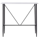 5 Piece Bar Set Plastic Blue - Side View