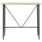 5 Piece Bar Set Plastic Black