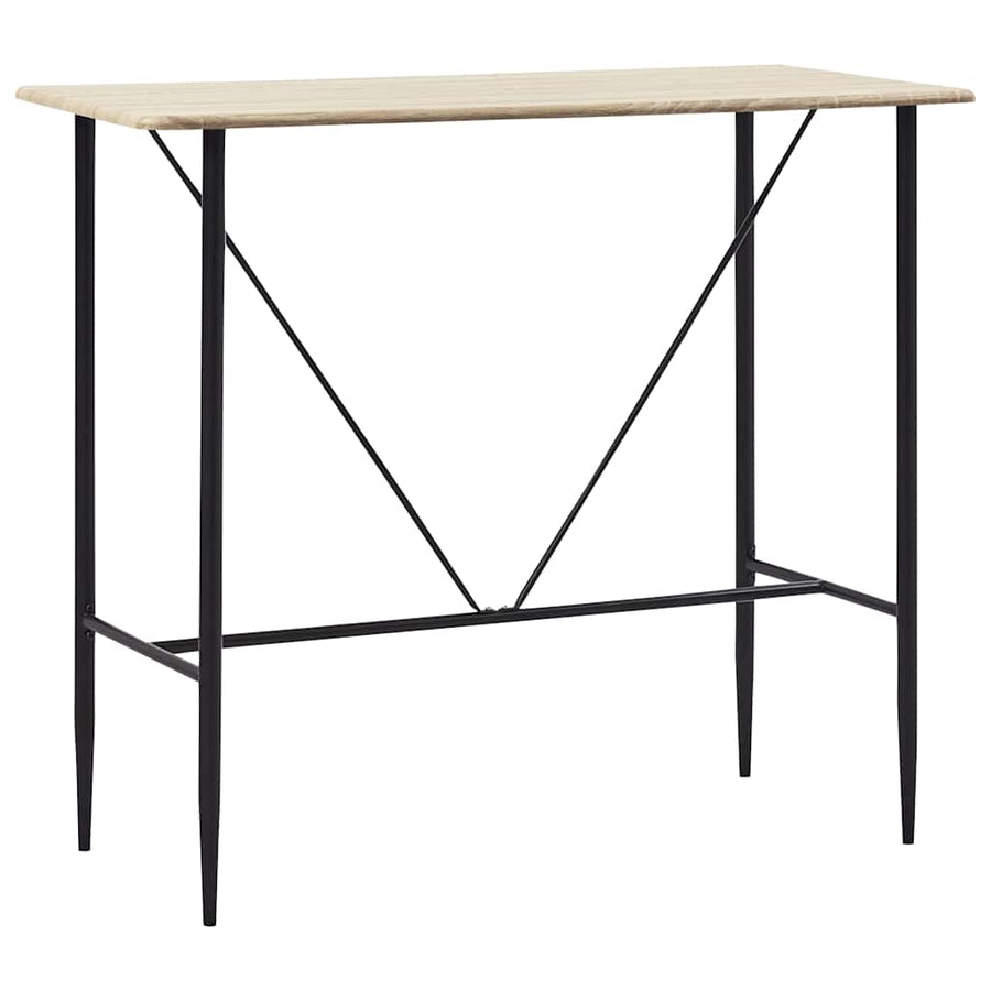 5 Piece Bar Set Plastic Grey