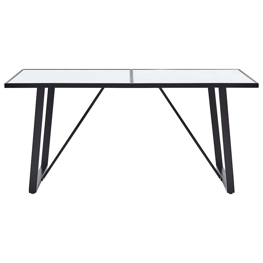 5 Piece Dining Set Light Grey Faux Leather