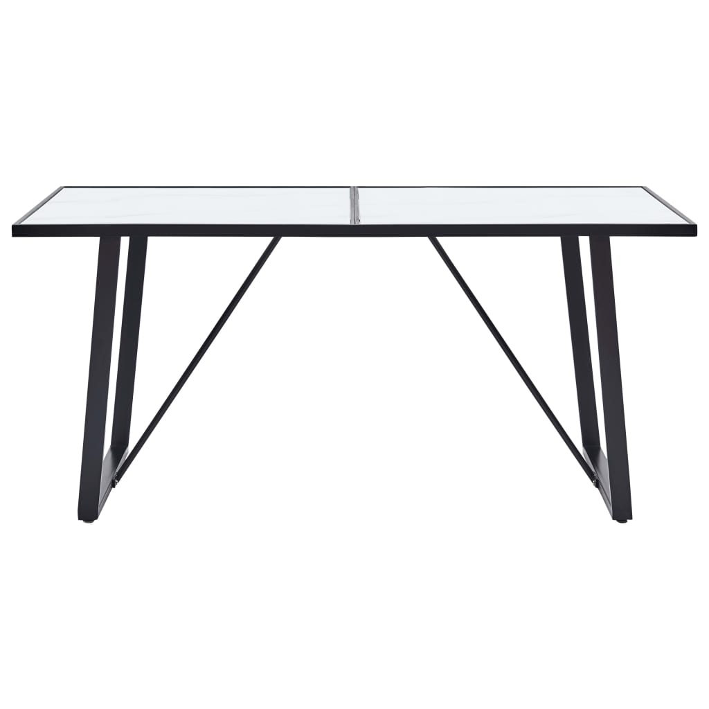 9 Piece Dining Set Grey Faux Leather