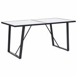 9 Piece Dining Set Light Grey Faux Leather