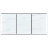 7 Piece Dining Set Grey Faux Leather