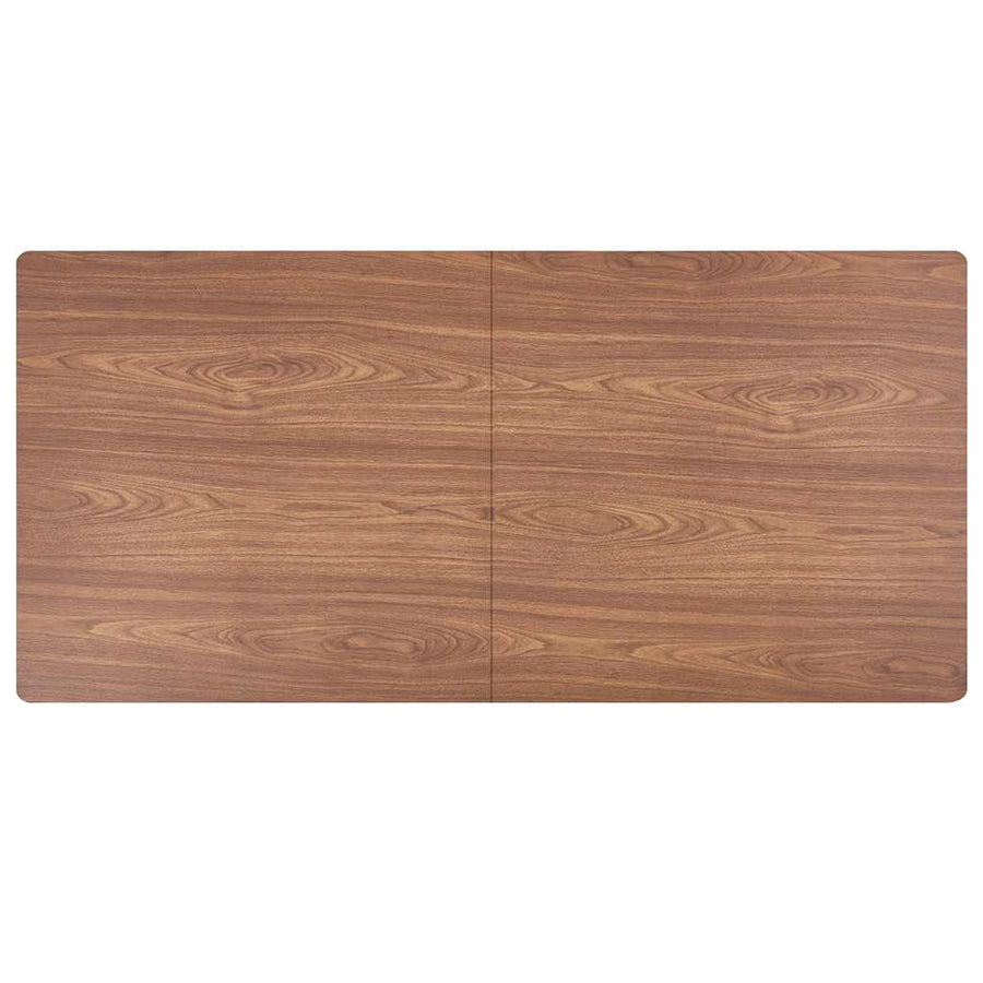 9 Piece Dining Set Brown Faux Leather