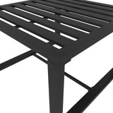 Coffee Table Aluminium Anthracite - 45-Degree Angle
