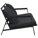 4 Piece Garden Lounge Set with Cushions Aluminium Dark Grey
