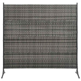 Room Divider Poly Rattan Anthracite 175x180 cm