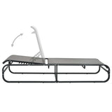 Sun Lounger Aluminium and Textilene