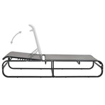 Sun Lounger Aluminium and Textilene