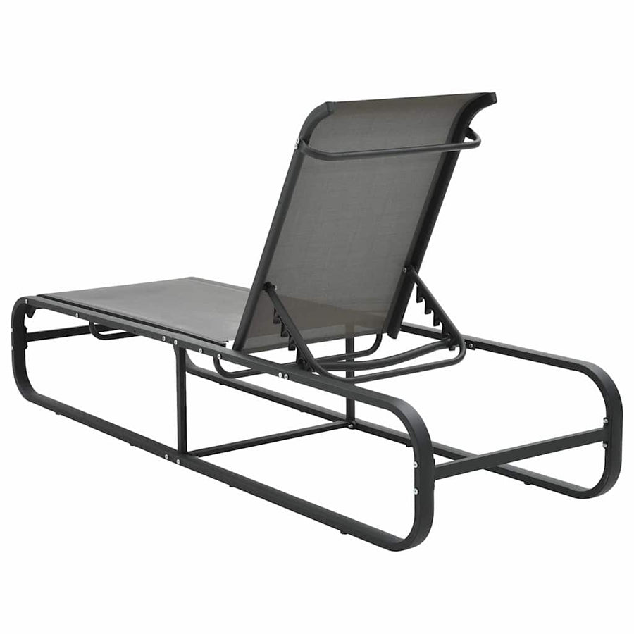 Sun Lounger Aluminium and Textilene