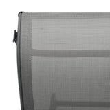 Sun Lounger Aluminium and Textilene - Close-Up Angle