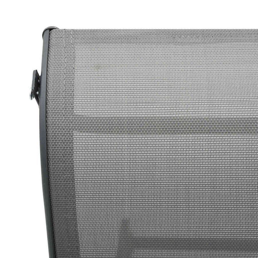Sun Lounger Aluminium and Textilene