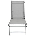 Sun Loungers 2 pcs Textilene and Steel