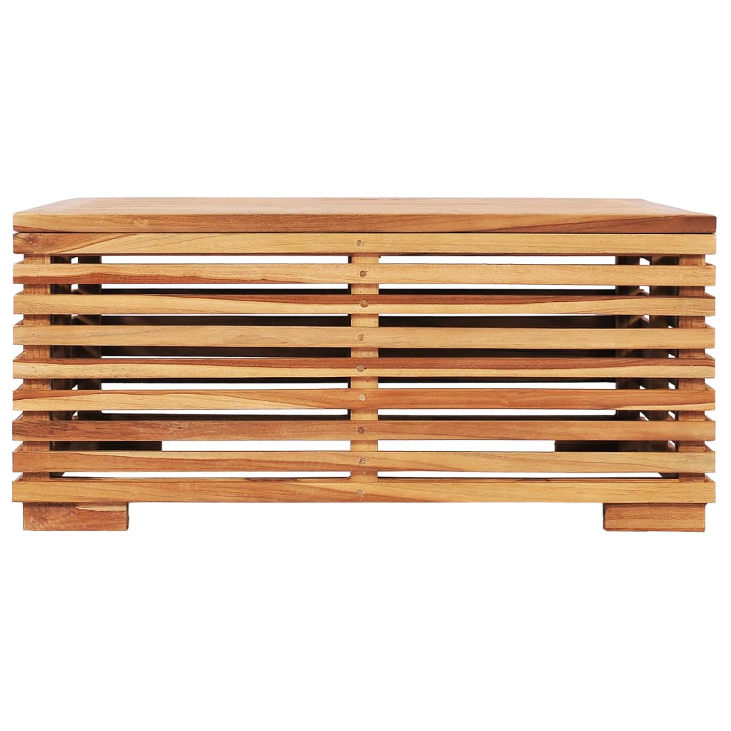 Garden Table 69.5x69.5x31 cm Solid Teak Wood
