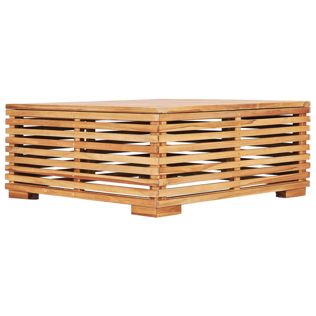Garden Table 69.5x69.5x31 cm Solid Teak Wood