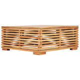Garden Table 69.5x69.5x31 cm Solid Teak Wood