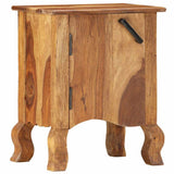 Bedside Cabinet 40x30x50 cm Solid Wood - Low Angle