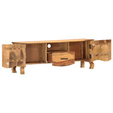 TV Cabinet 115x30x42 cm Solid Wood - Front View