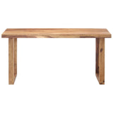 Dining Table 160x80x76 cm Solid Acacia Wood