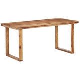 Dining Table 160x80x76 cm Solid Acacia Wood