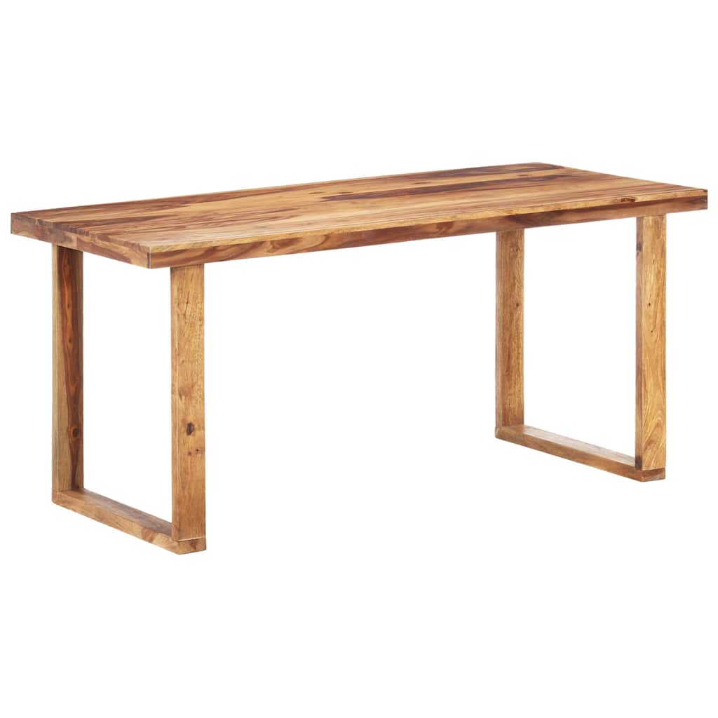 Dining Table 160x80x76 cm Solid Acacia Wood