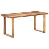 Dining Table 160x80x76 cm Solid Acacia Wood