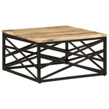 Coffee Table 68x68x35 cm Solid Mango Wood - Extra Image