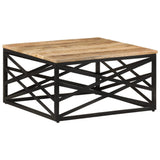 Coffee Table 68x68x35 cm Solid Mango Wood - Extra Image