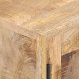 TV Cabinet 140x30x45 cm Solid Mango Wood - Top-Down View