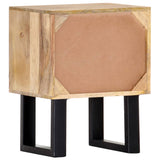Bedside Cabinet 40x30x50 cm Solid Mango Wood - Side View