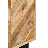 Bedside Cabinet 40x30x50 cm Solid Mango Wood - 45-Degree Angle