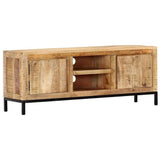 TV Cabinet 118x30x45 cm Solid Mango Wood